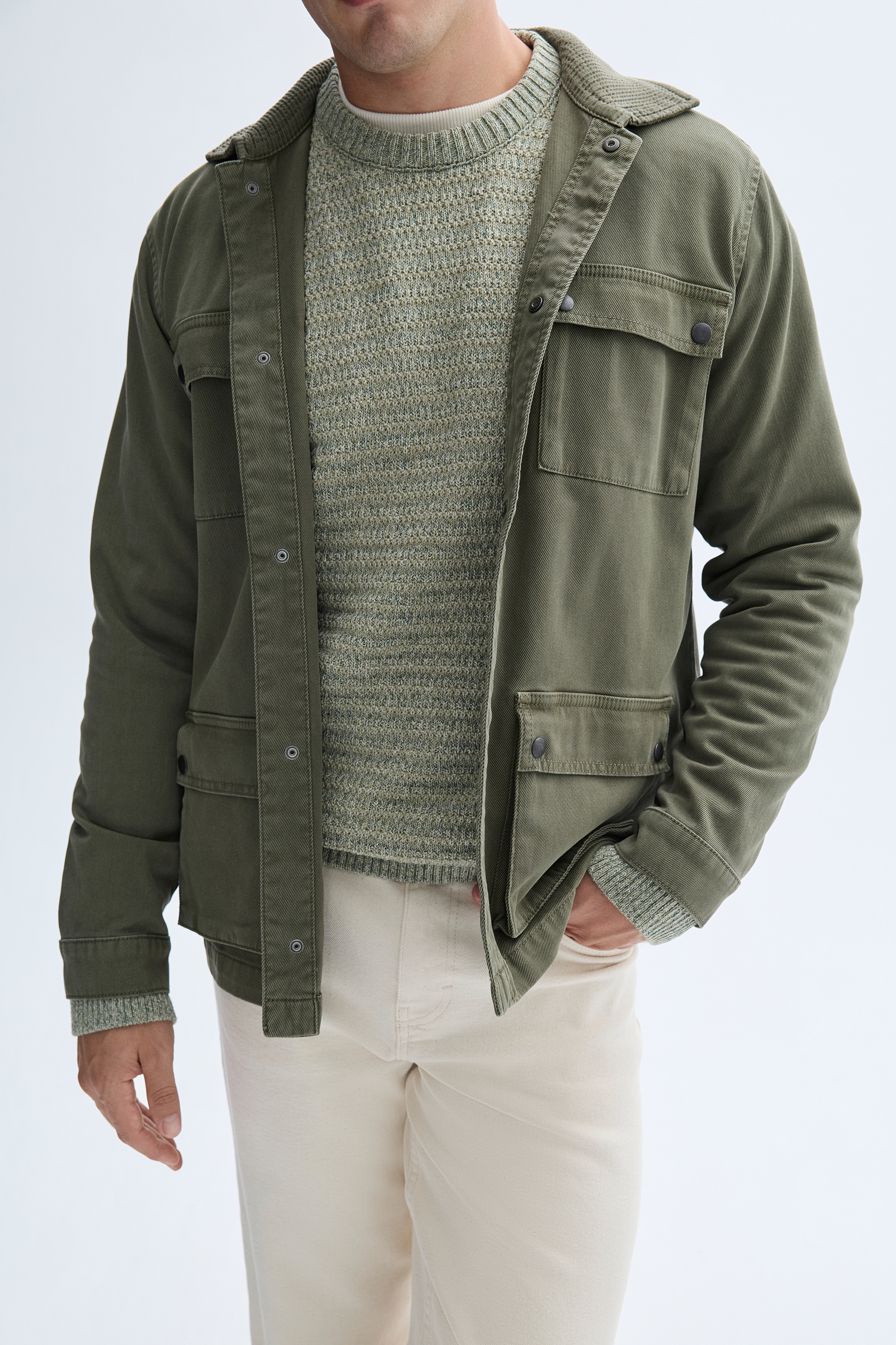 YAKA DETAYLI CASUAL CEKET