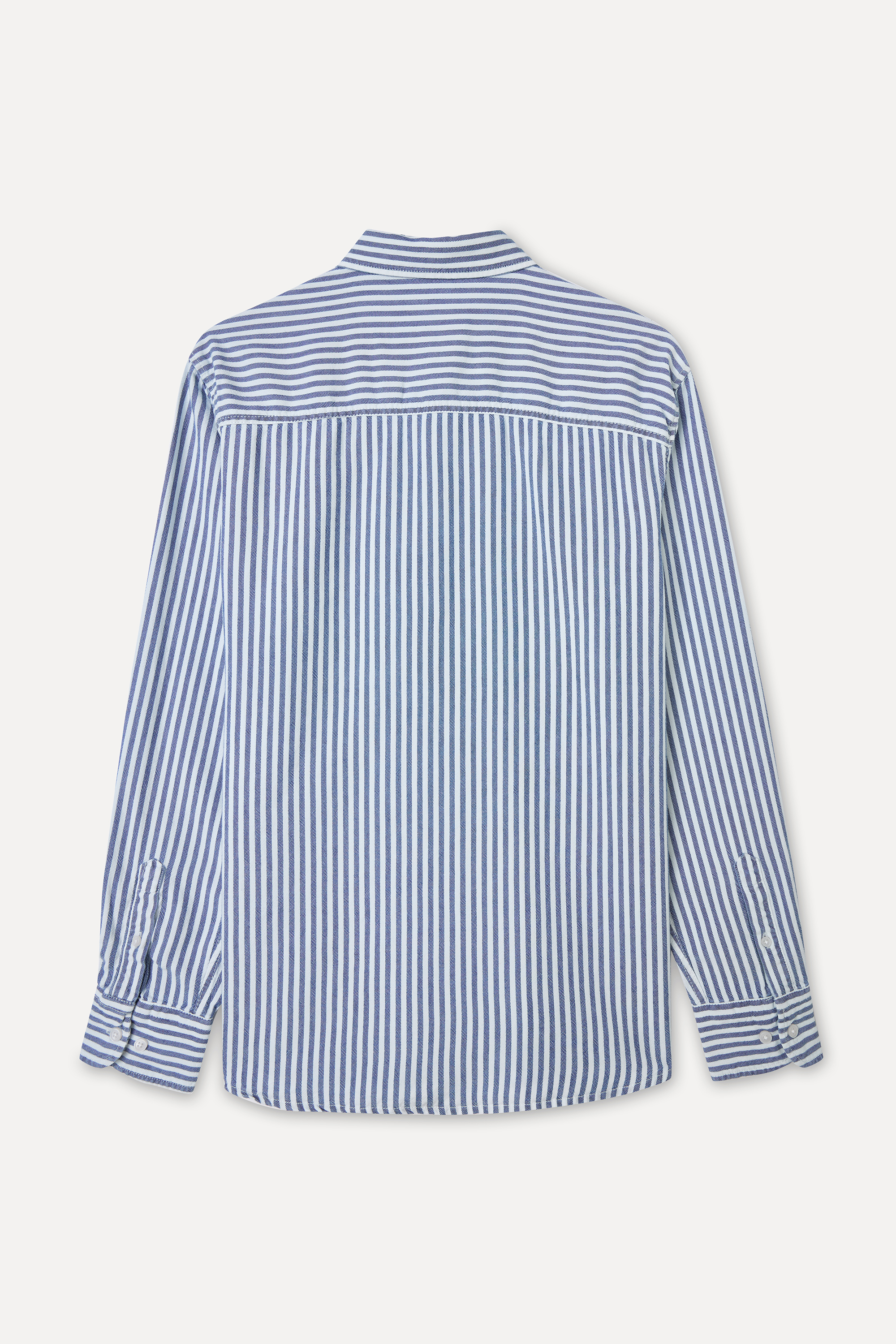 REGULAR FIT ÇİZGİLİ UZUN KOLLU GÖMLEK