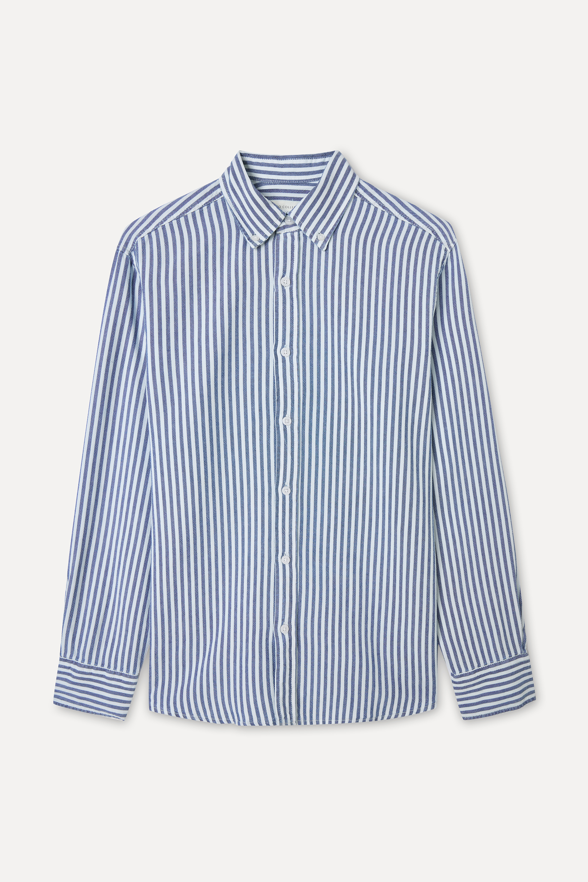 REGULAR FIT ÇİZGİLİ UZUN KOLLU GÖMLEK
