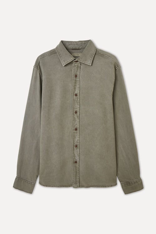 REGULAR FIT UZUN KOLLU LİYOSEL GÖMLEK