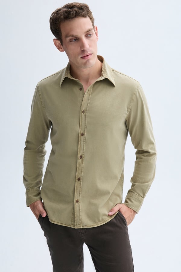 REGULAR FIT UZUN KOLLU CASUAL GÖMLEK