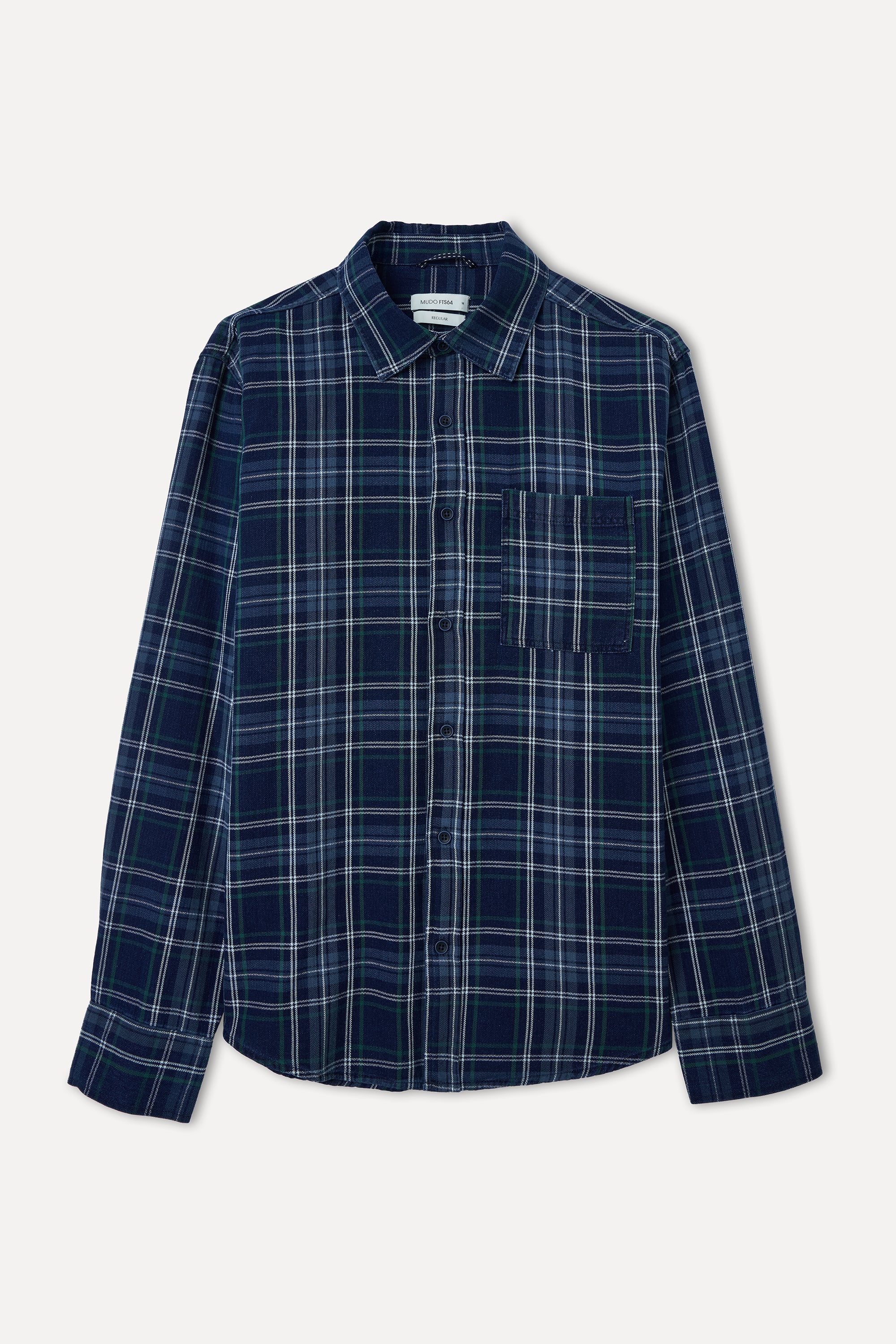 REGULAR FIT EKOSELİ UZUN KOLLU GÖMLEK