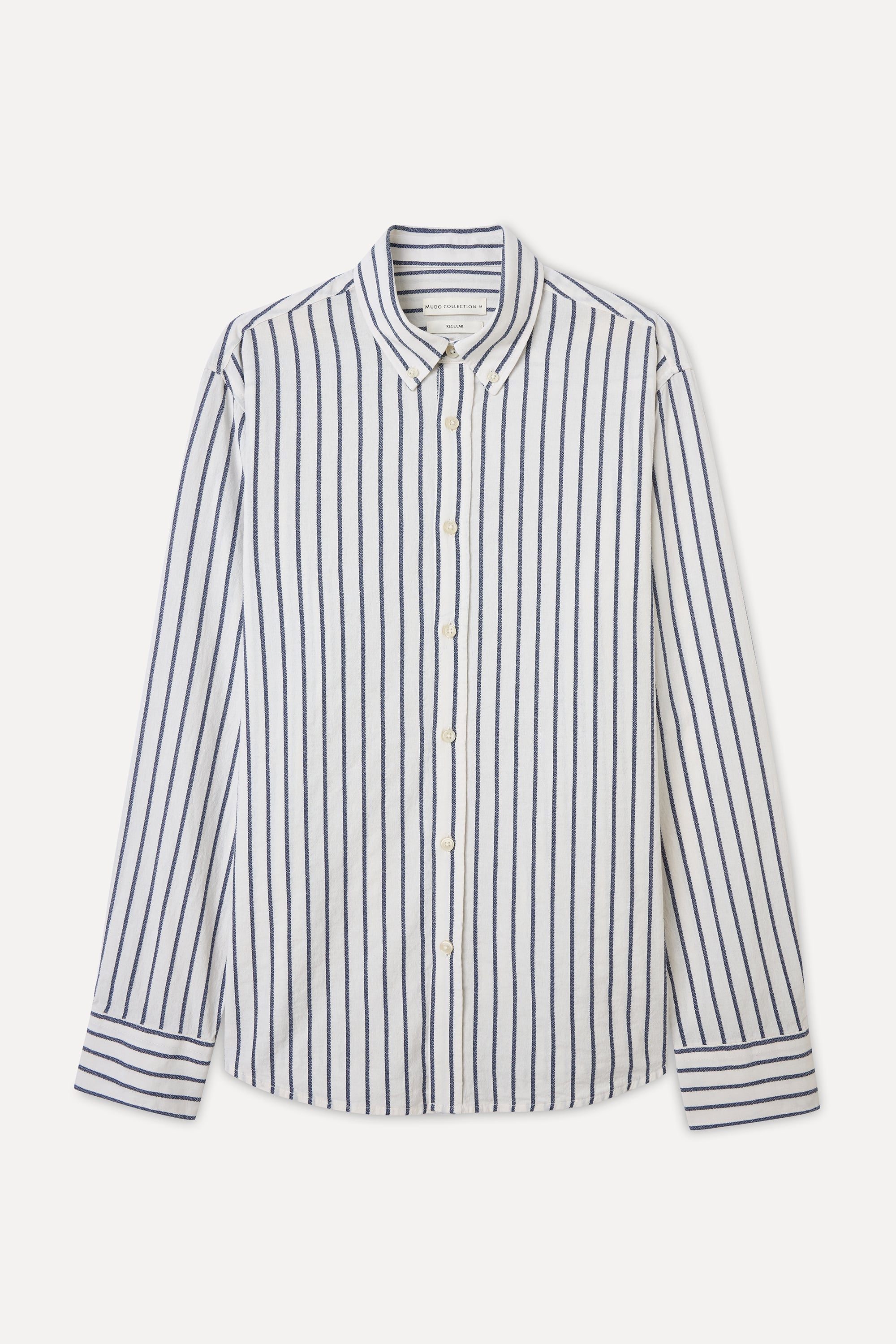 REGULAR FIT ÇİZGİLİ UZUN KOLLU GÖMLEK
