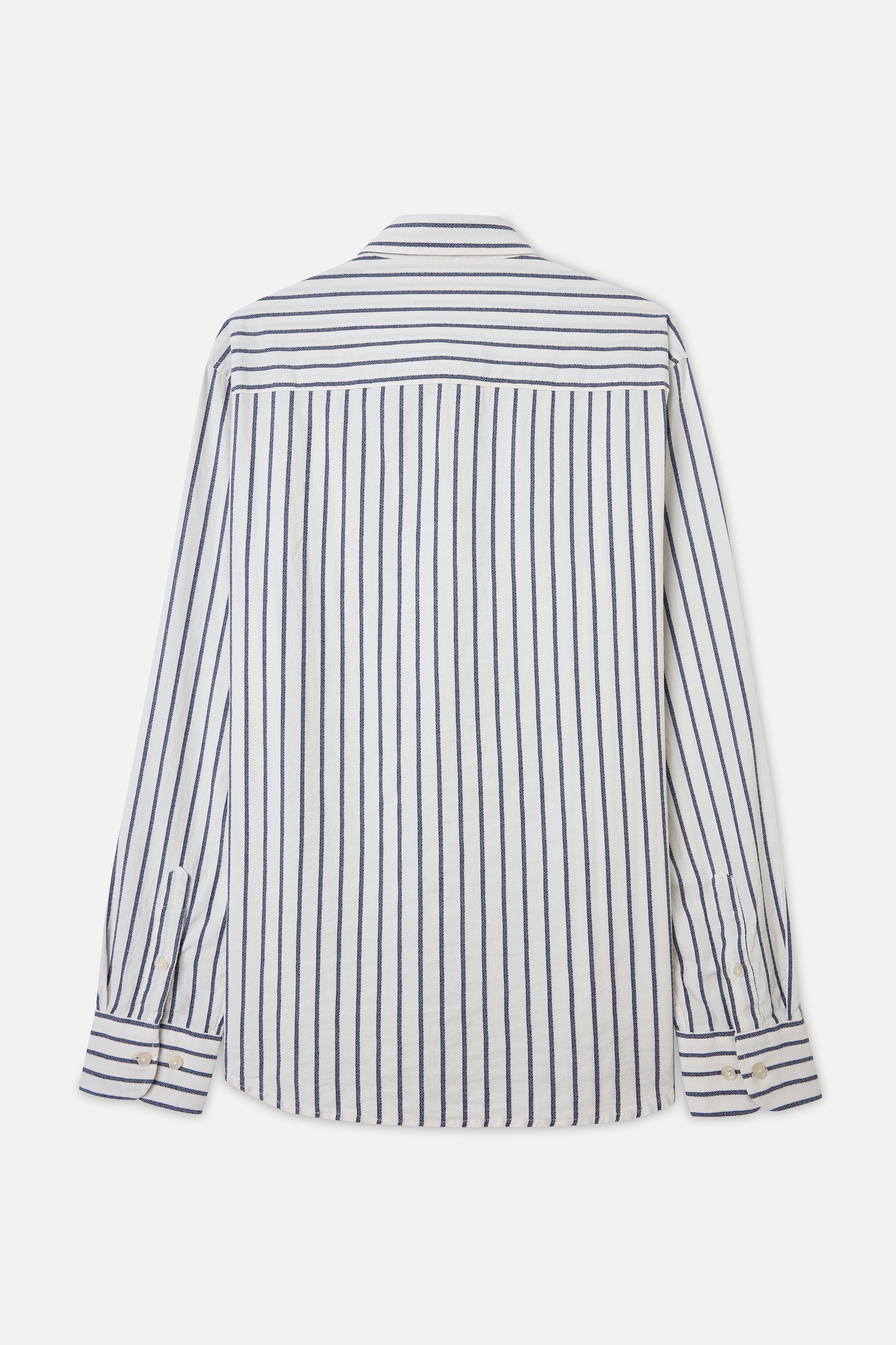 REGULAR FIT ÇİZGİLİ UZUN KOLLU GÖMLEK