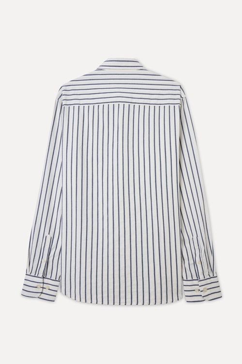 REGULAR FIT ÇİZGİLİ UZUN KOLLU GÖMLEK