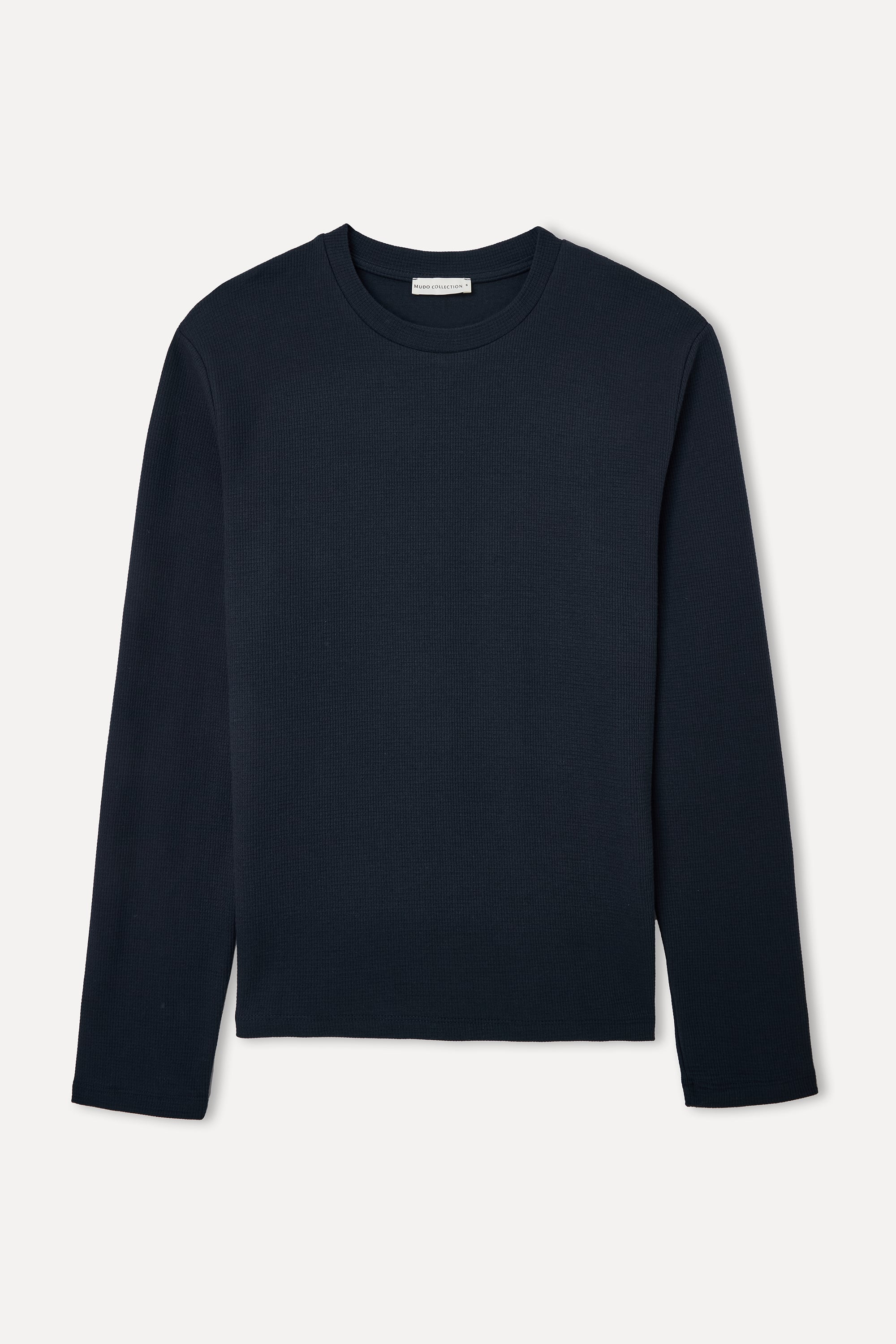 BİSİKLET YAKA UZUN KOLLU T-SHIRT