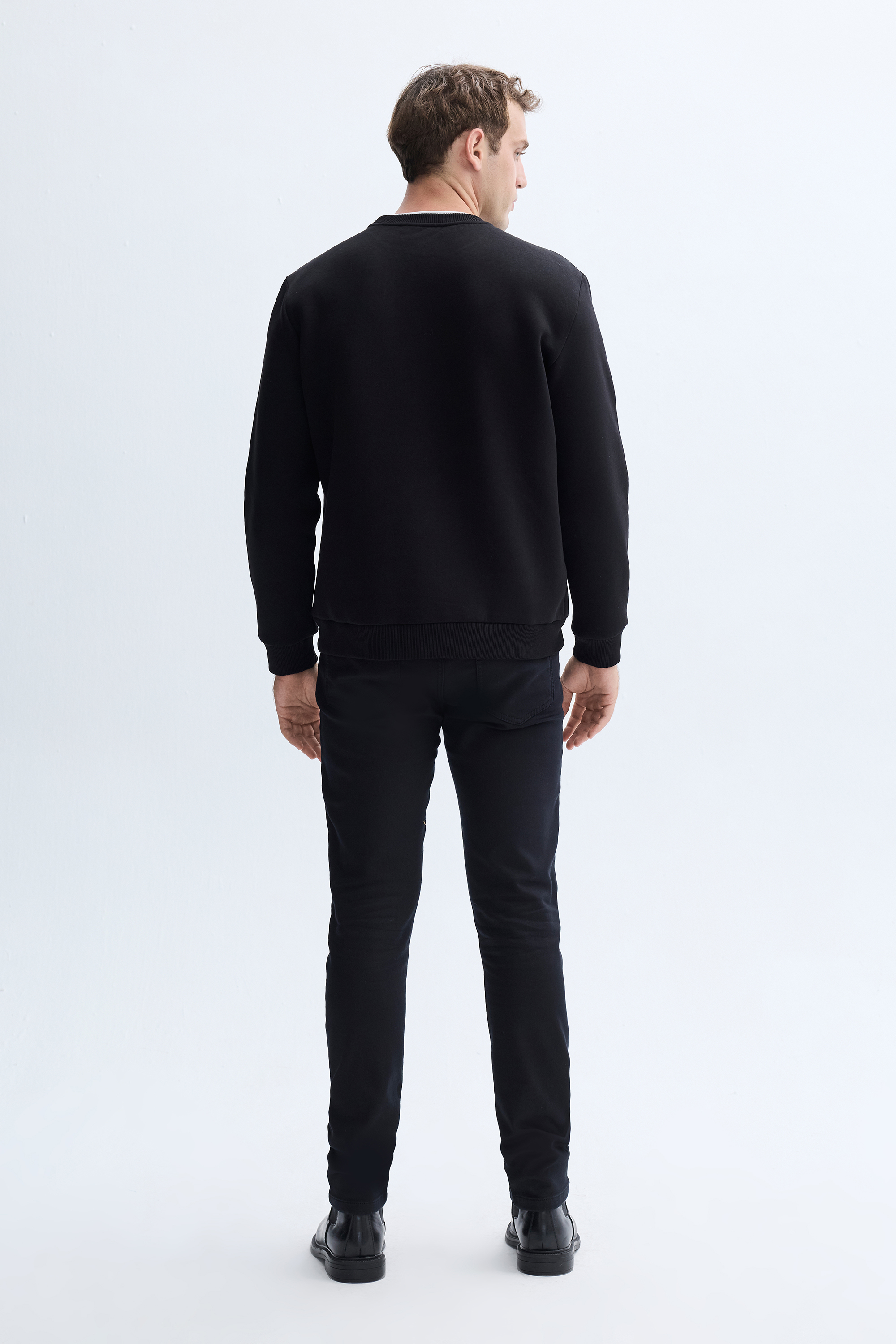 BİSİKLET YAKA SWEATSHIRT