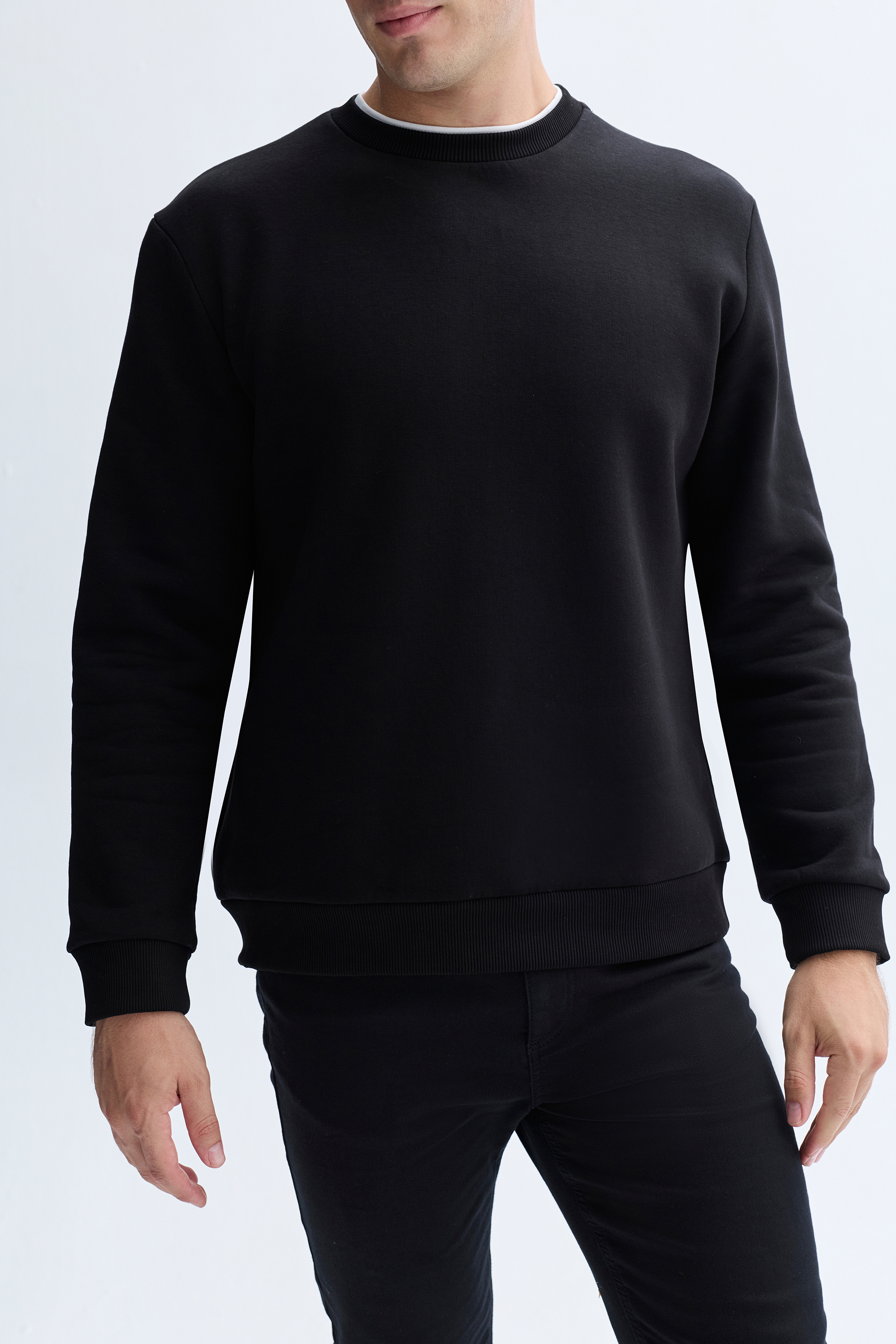 BİSİKLET YAKA SWEATSHIRT