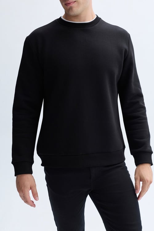 BİSİKLET YAKA SWEATSHIRT