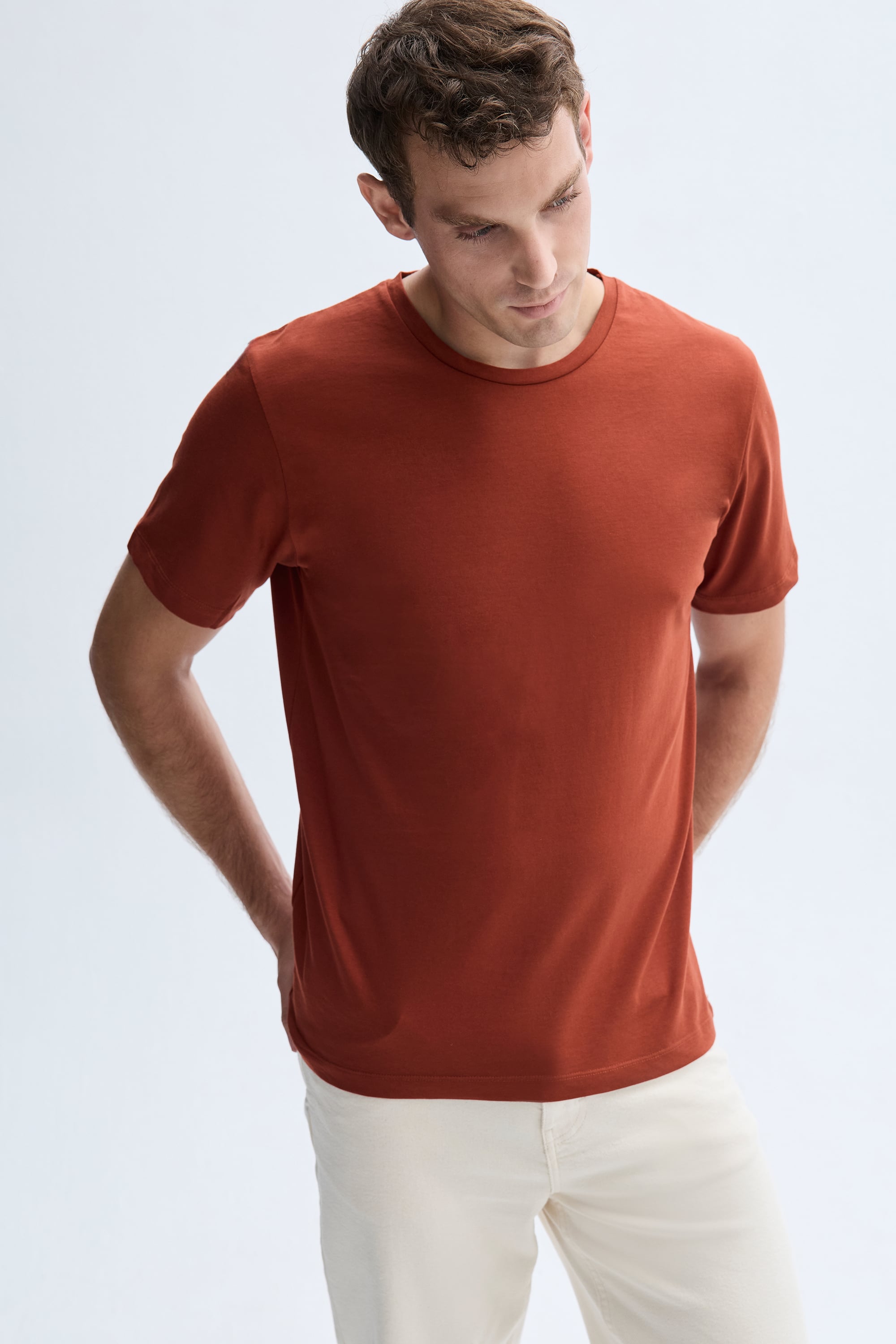 BİSİKLET YAKA T-SHIRT