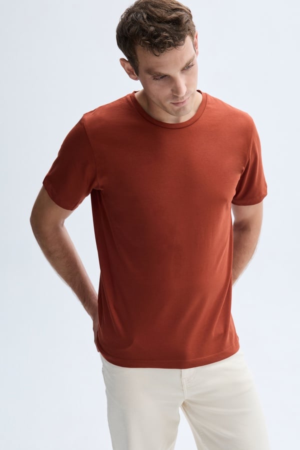 BİSİKLET YAKA T-SHIRT