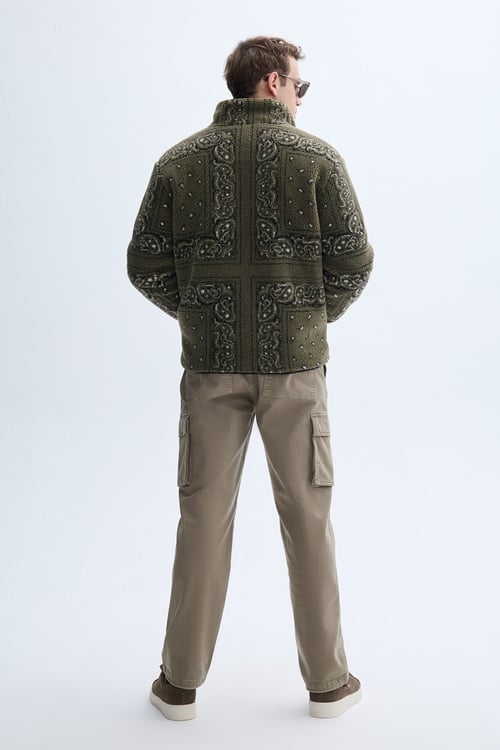 COMFORT FIT ÇİFT TARAFLI SHERPA CEKET