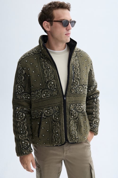 COMFORT FIT ÇİFT TARAFLI SHERPA CEKET