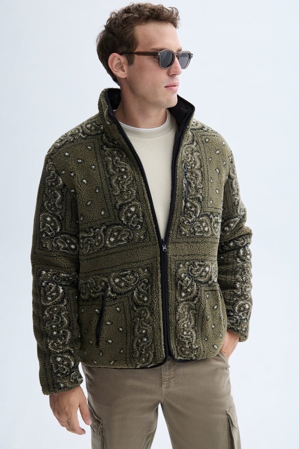 COMFORT FIT ÇİFT TARAFLI SHERPA CEKET