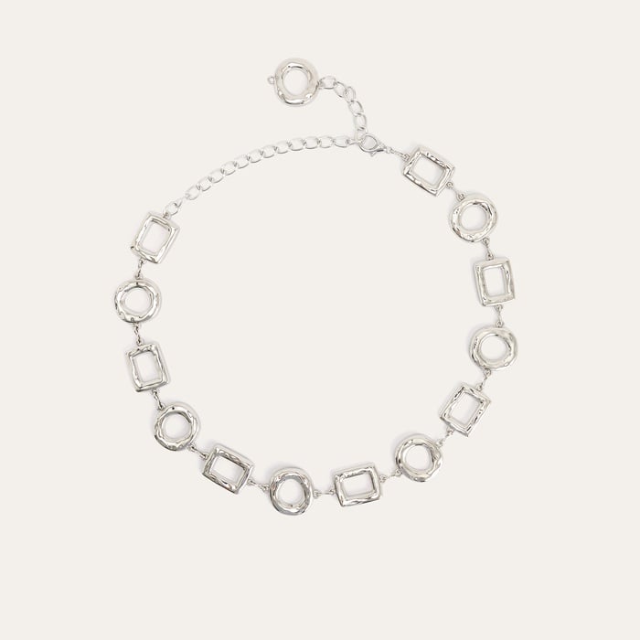 GEOMETRİK METAL KEMER