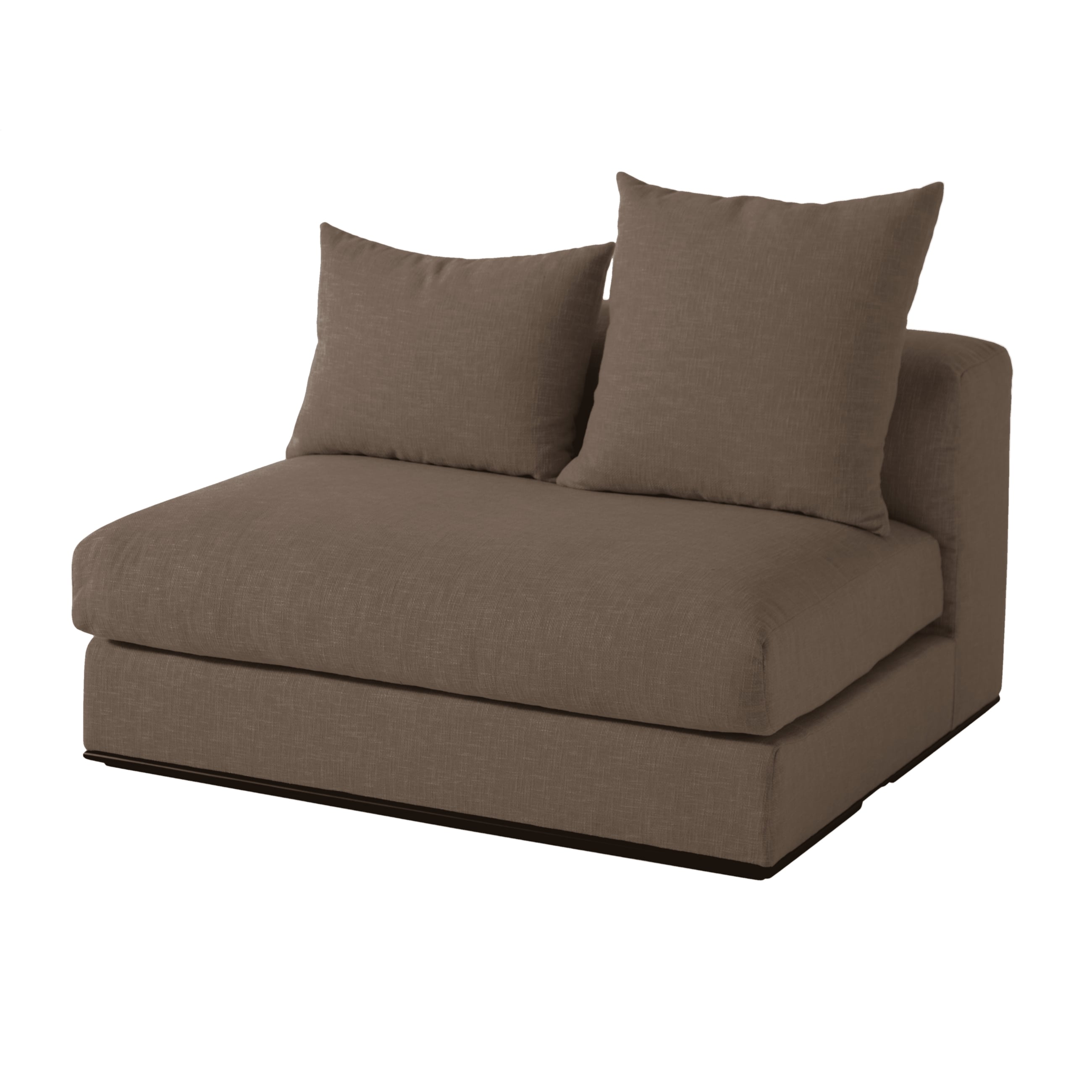 MIKLA KOLTUK KOLSUZ MODÜL 120CM KAHVE