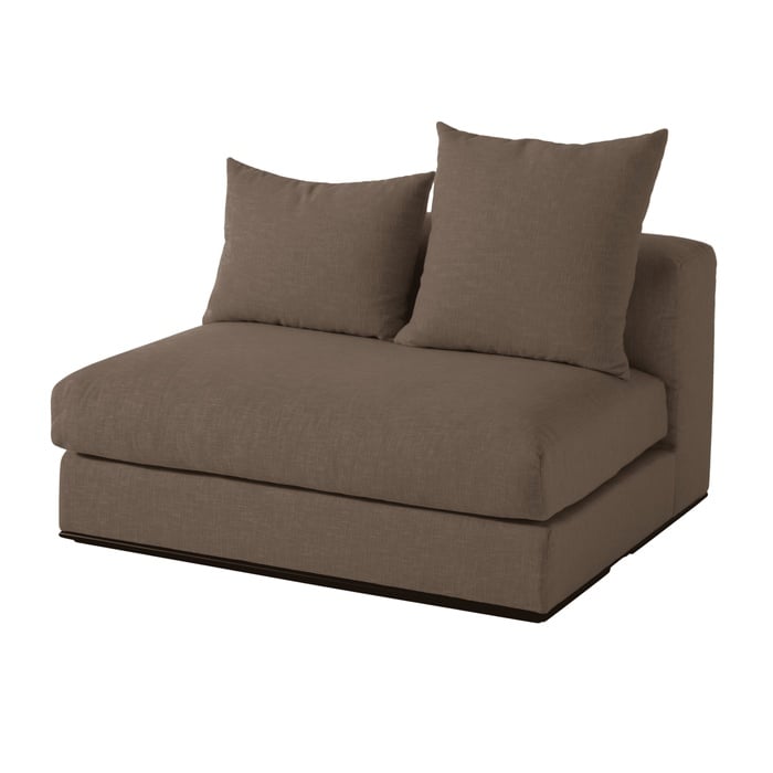 MIKLA KOLTUK KOLSUZ MODÜL 120CM KAHVE