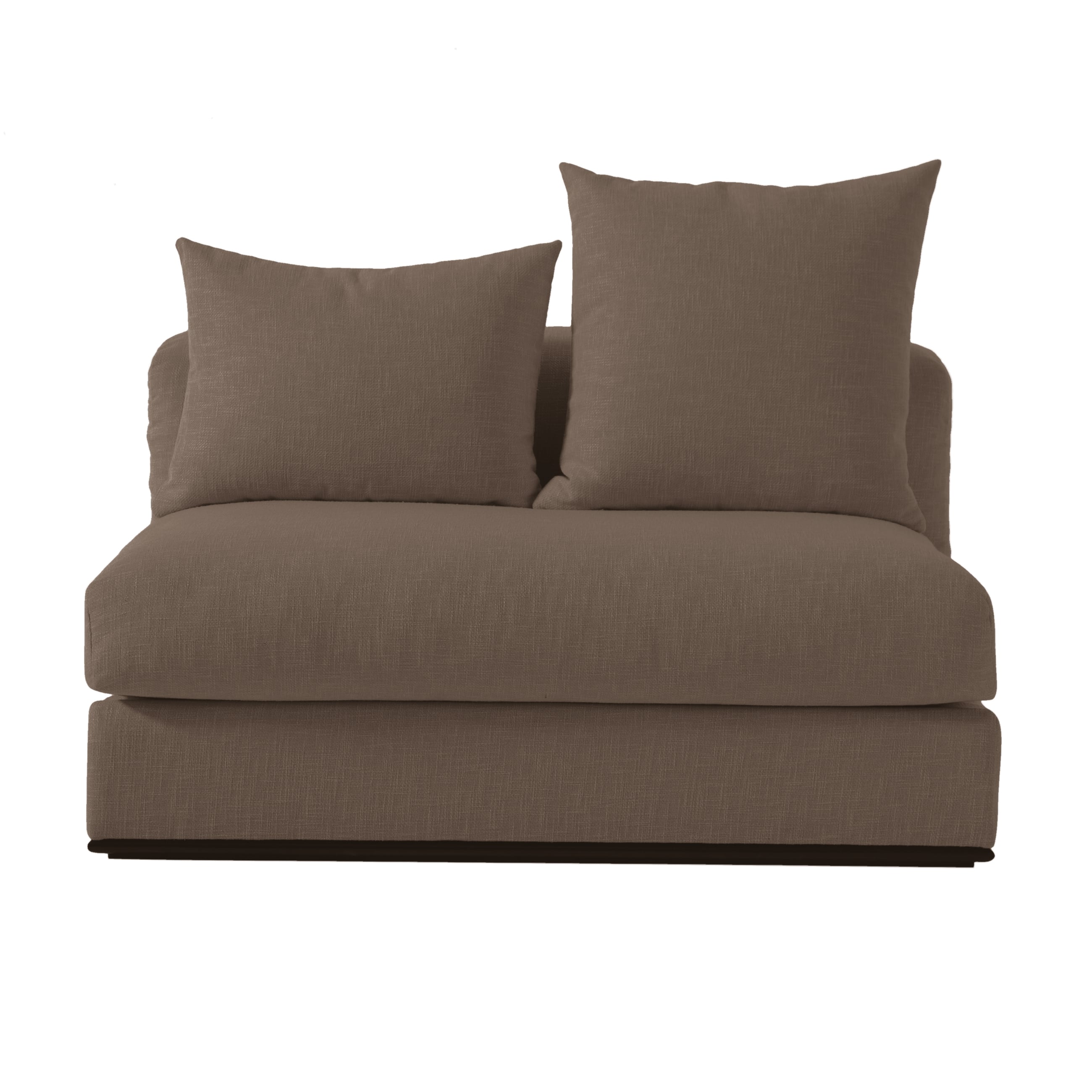 MIKLA KOLTUK KOLSUZ MODÜL 120CM KAHVE