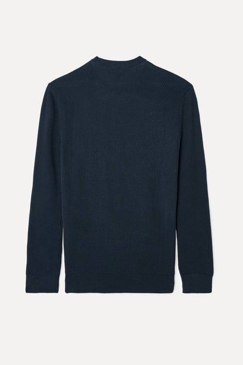  ÖRGÜLÜ BİSİKLET YAKA KAZAK