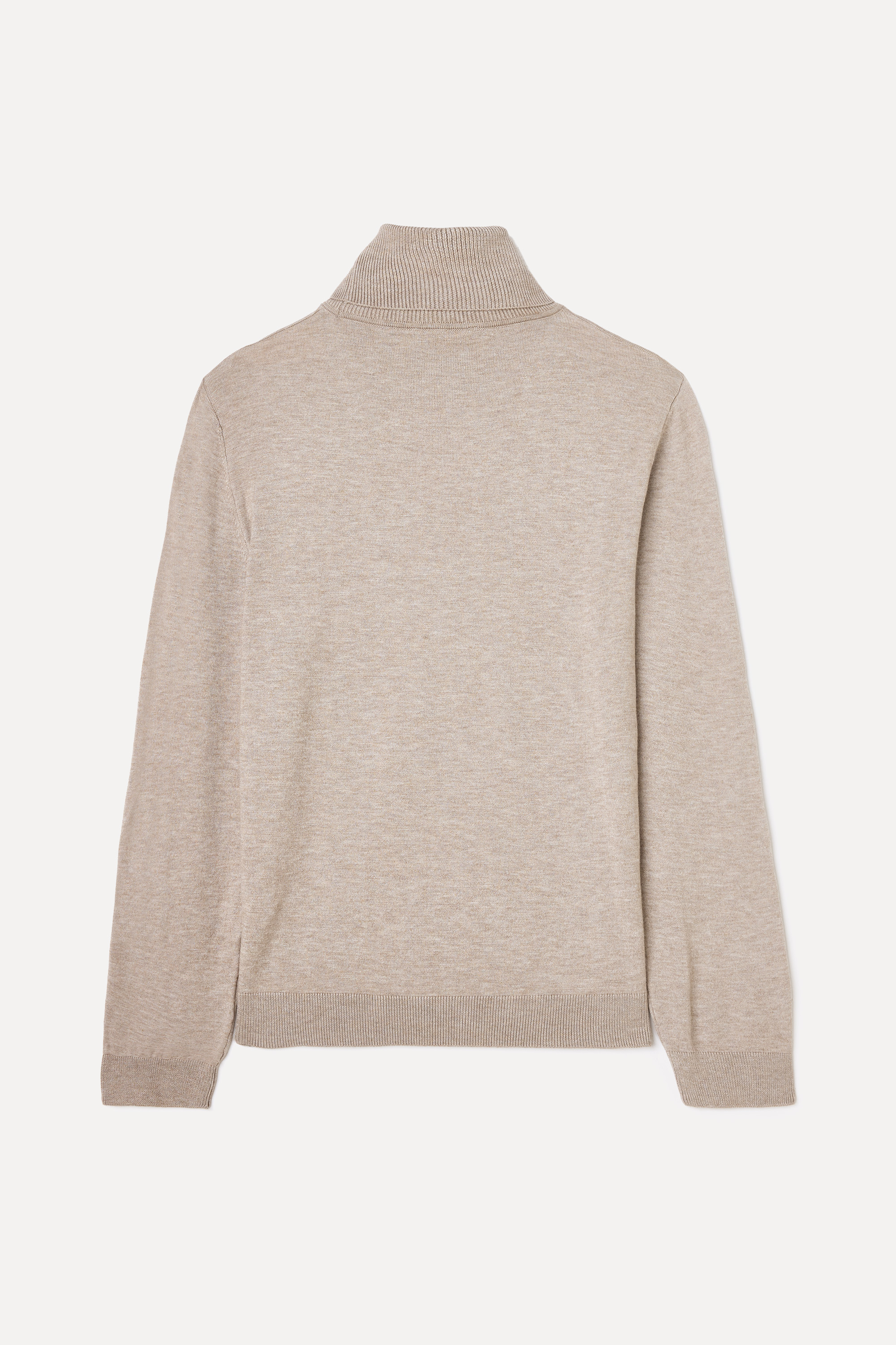 FITTED BALIKÇI YAKA TRİKO KAZAK