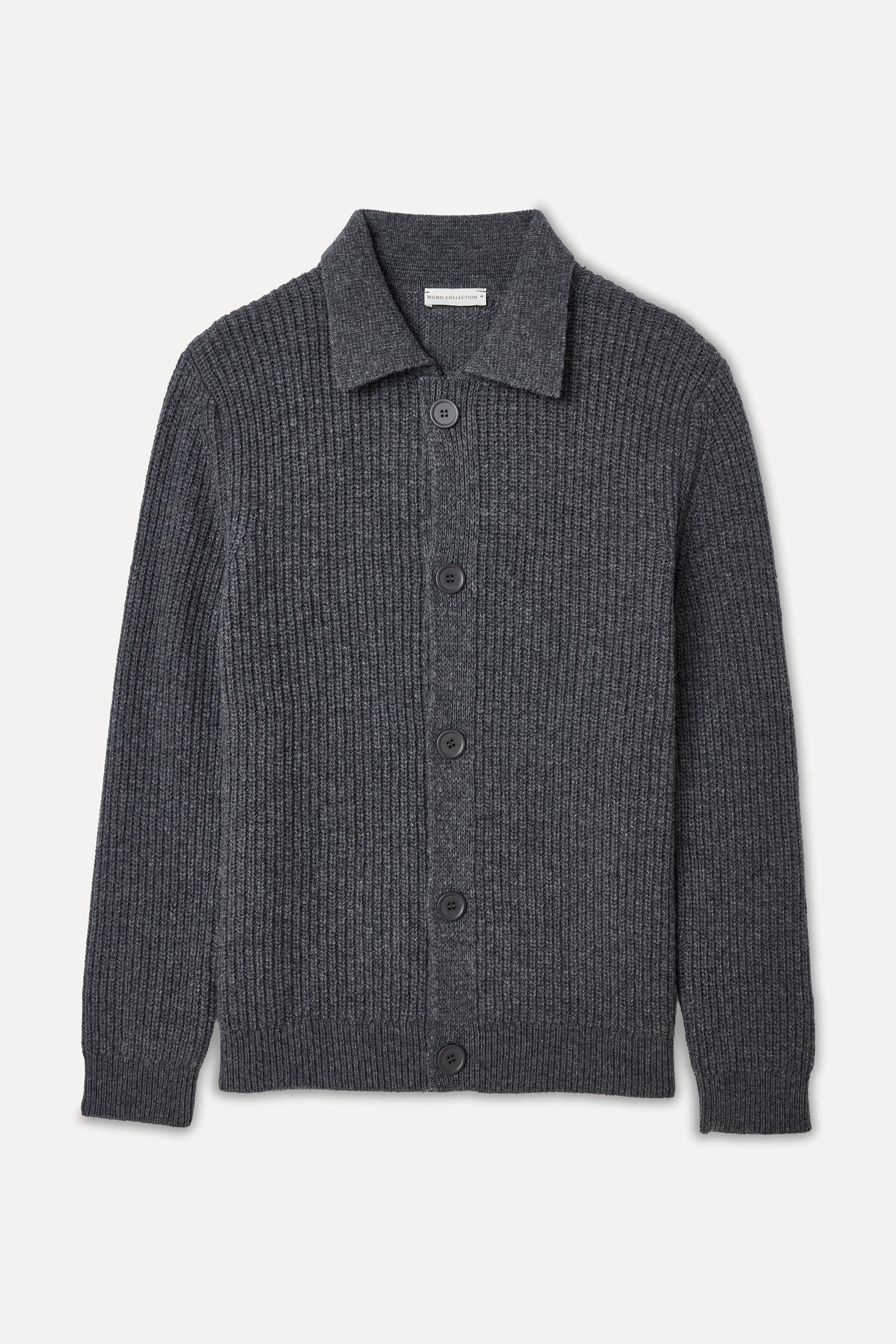 MELANJLI POLO YAKA YÜN KARIŞIMLI HIRKA