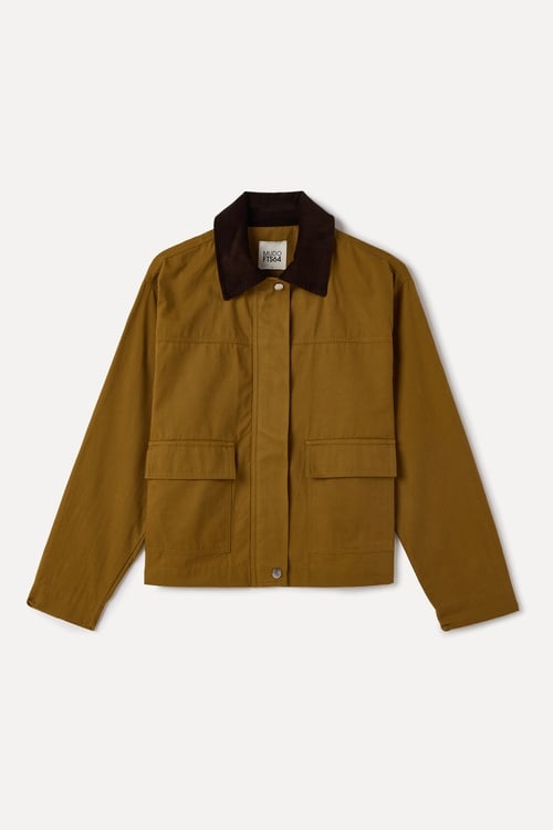 KADİFE YAKA CASUAL CEKET