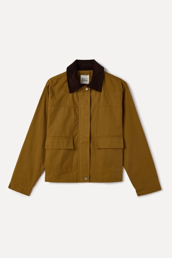 KADİFE YAKA CASUAL CEKET