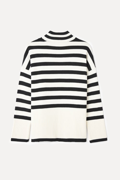 LOOSE FIT ÇİZGİLİ KAZAK