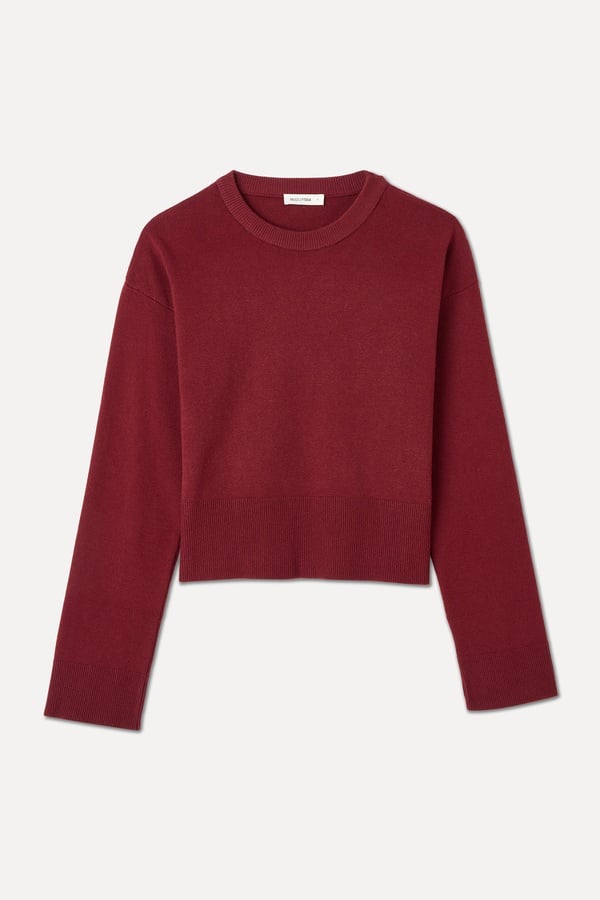 LOOSE FIT BİSİKLET YAKA KAZAK