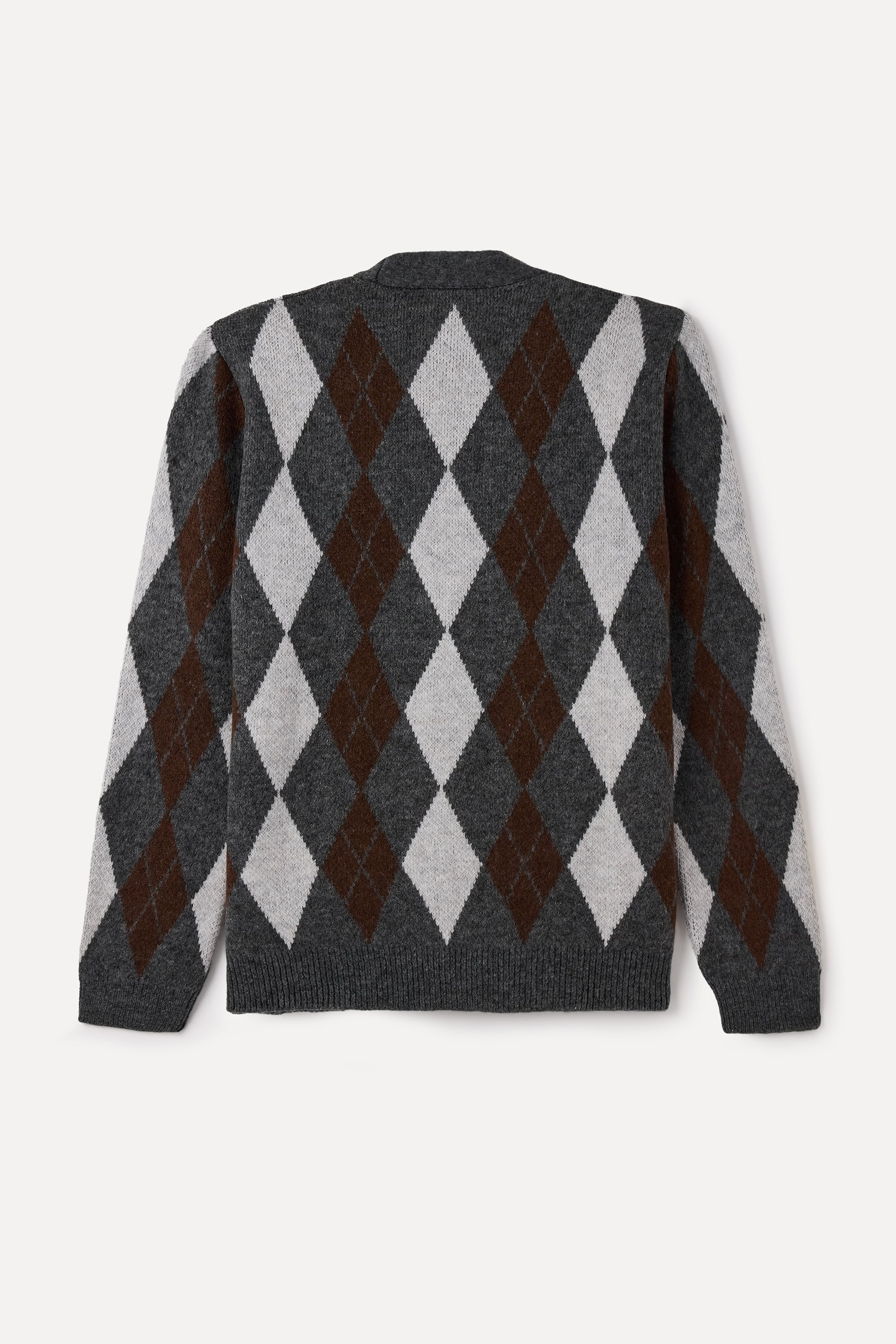 V YAKA BAKLAVA DESENLİ HIRKA