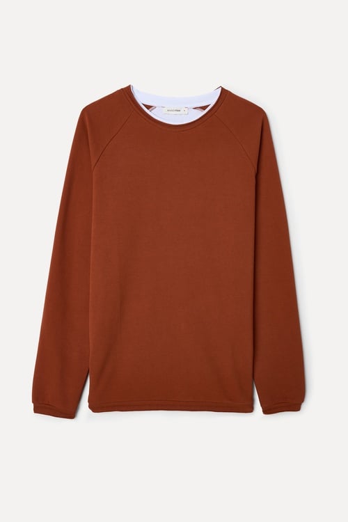 BİSİKLET YAKA SWEATSHIRT