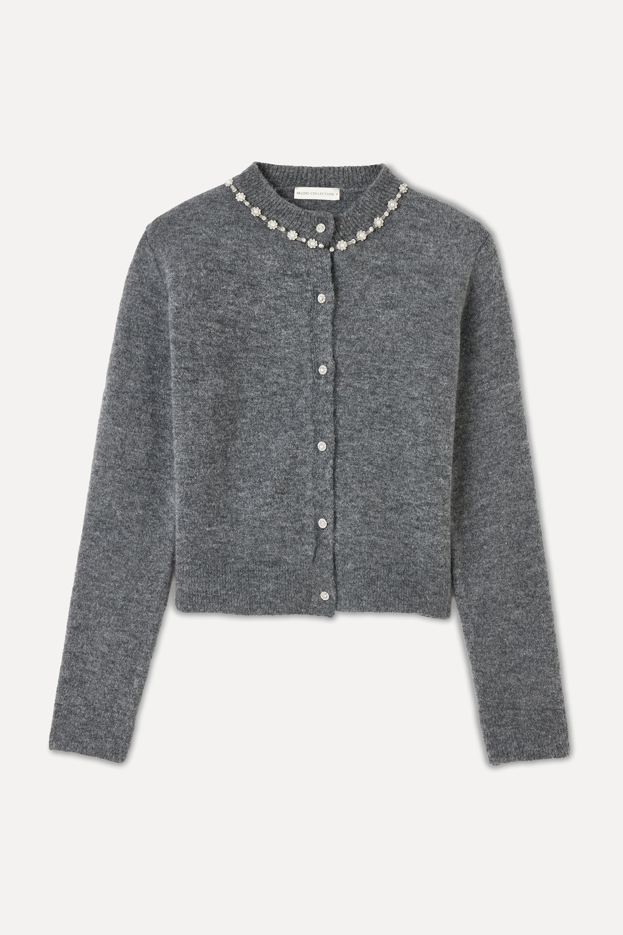 TAŞLI BİSİKLET YAKA KAZAK