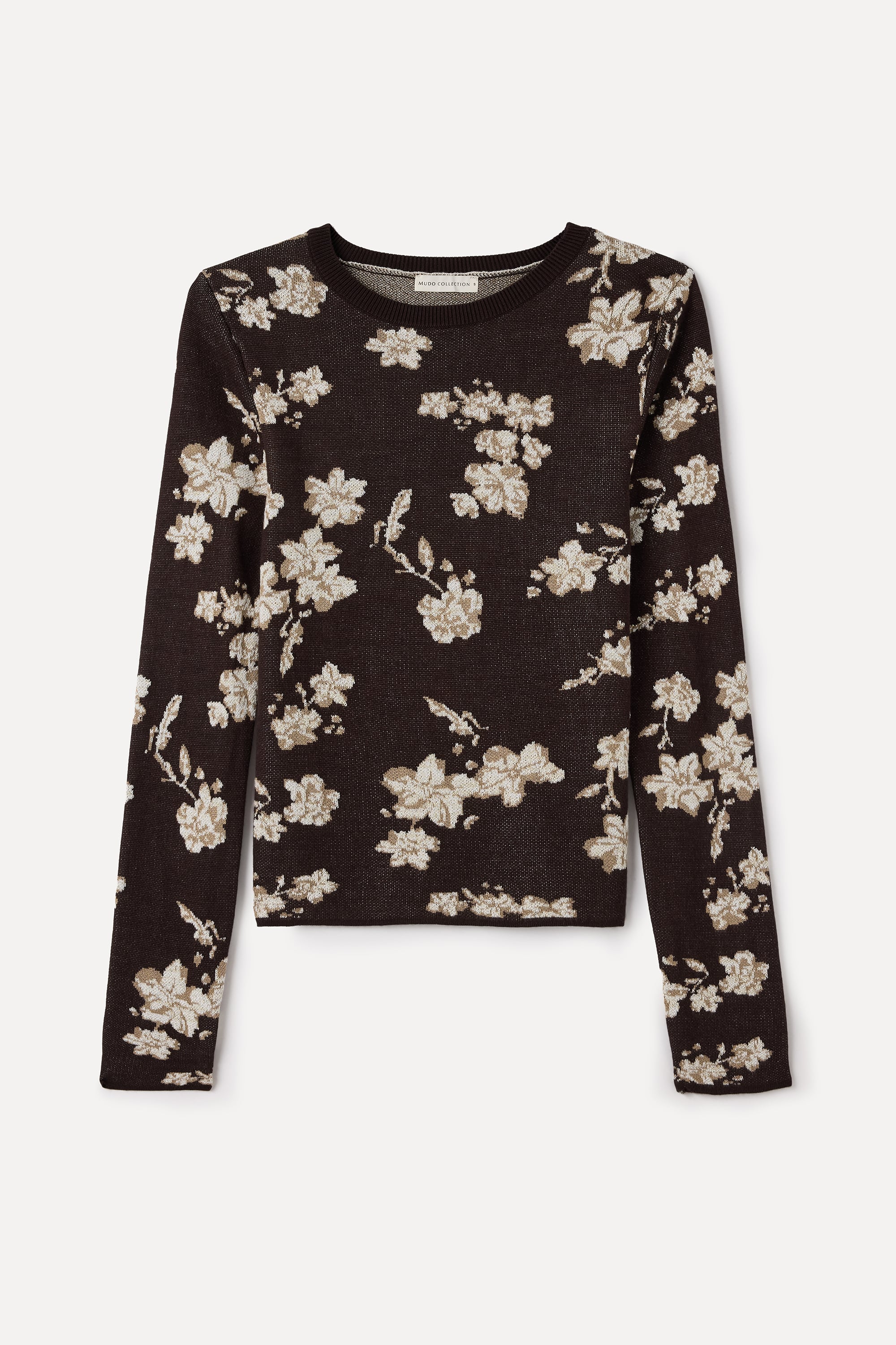 FLORAL DESENLİ JAKARLI KAZAK