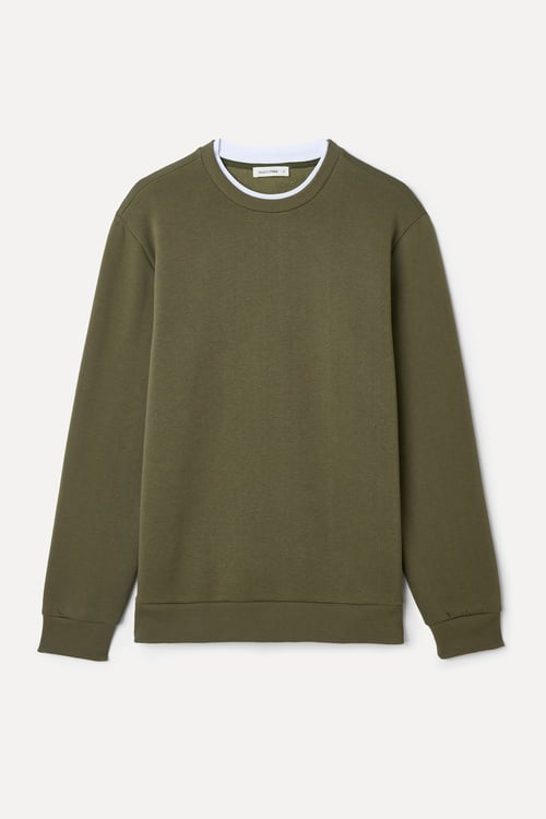 BİSİKLET YAKA SWEATSHIRT