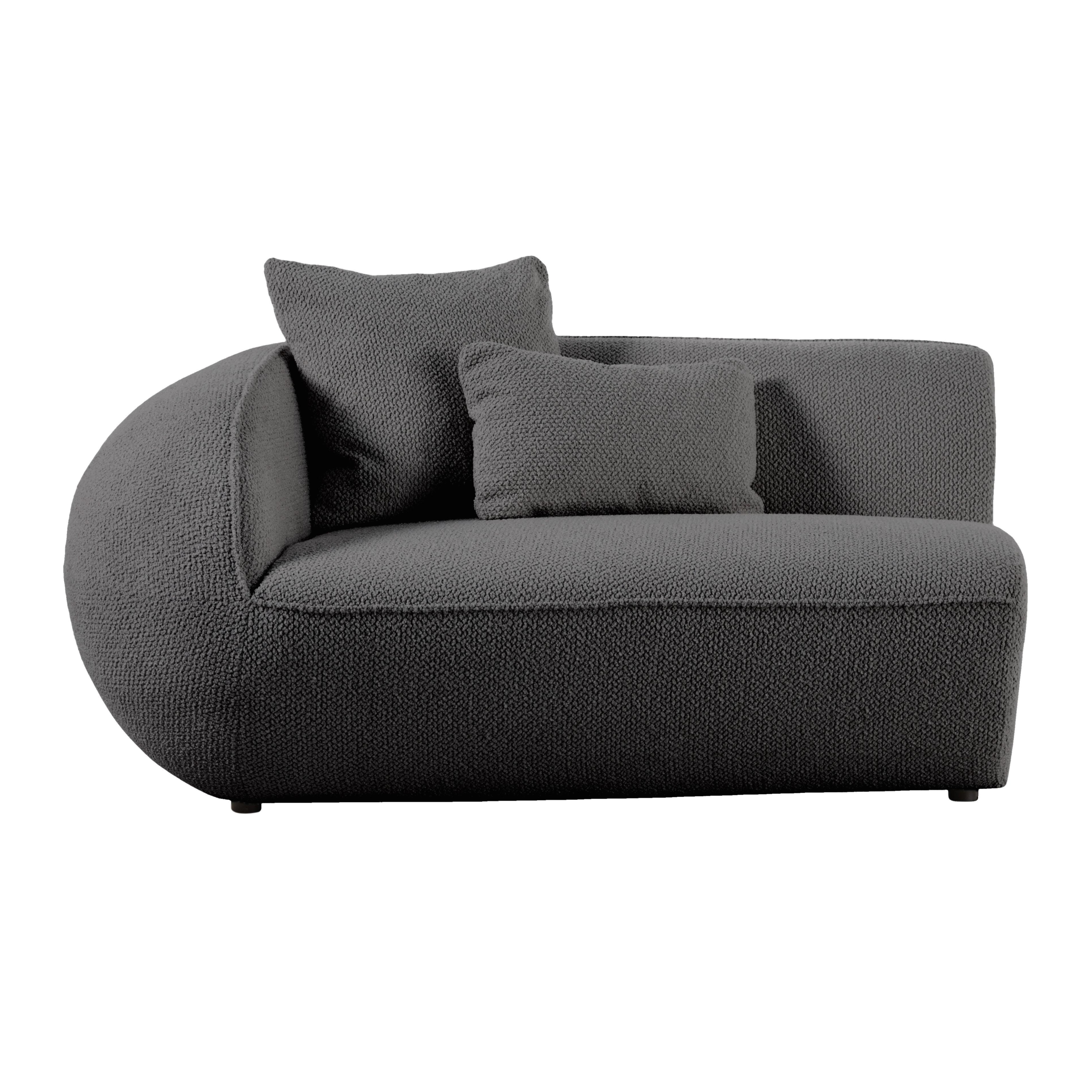 ZOE SAĞ EĞİMLİ MODÜL KOYU GRİ