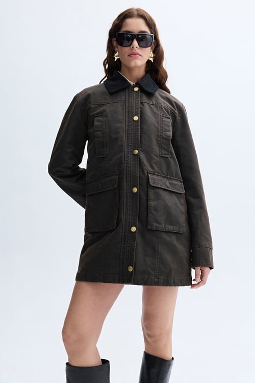 KADİFE YAKA MONT CEKET