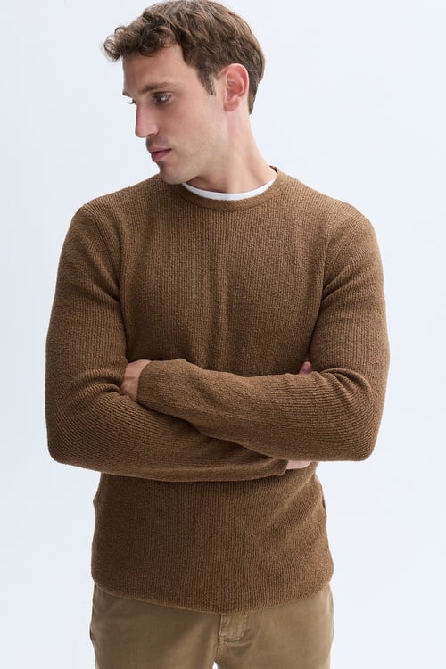 BİSİKLET YAKA TRİKO KAZAK