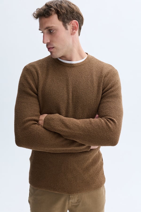 BİSİKLET YAKA TRİKO KAZAK