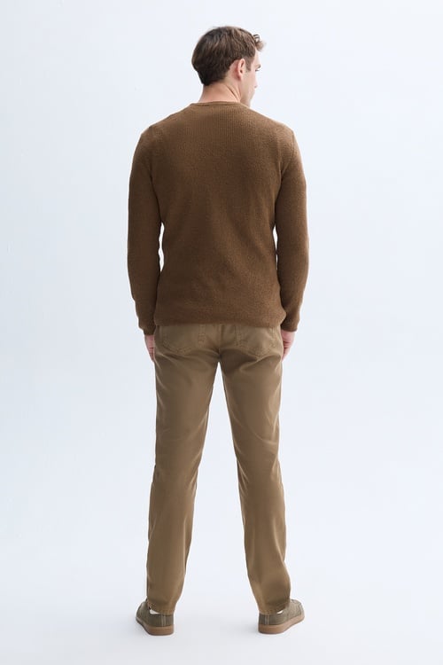 BİSİKLET YAKA TRİKO KAZAK