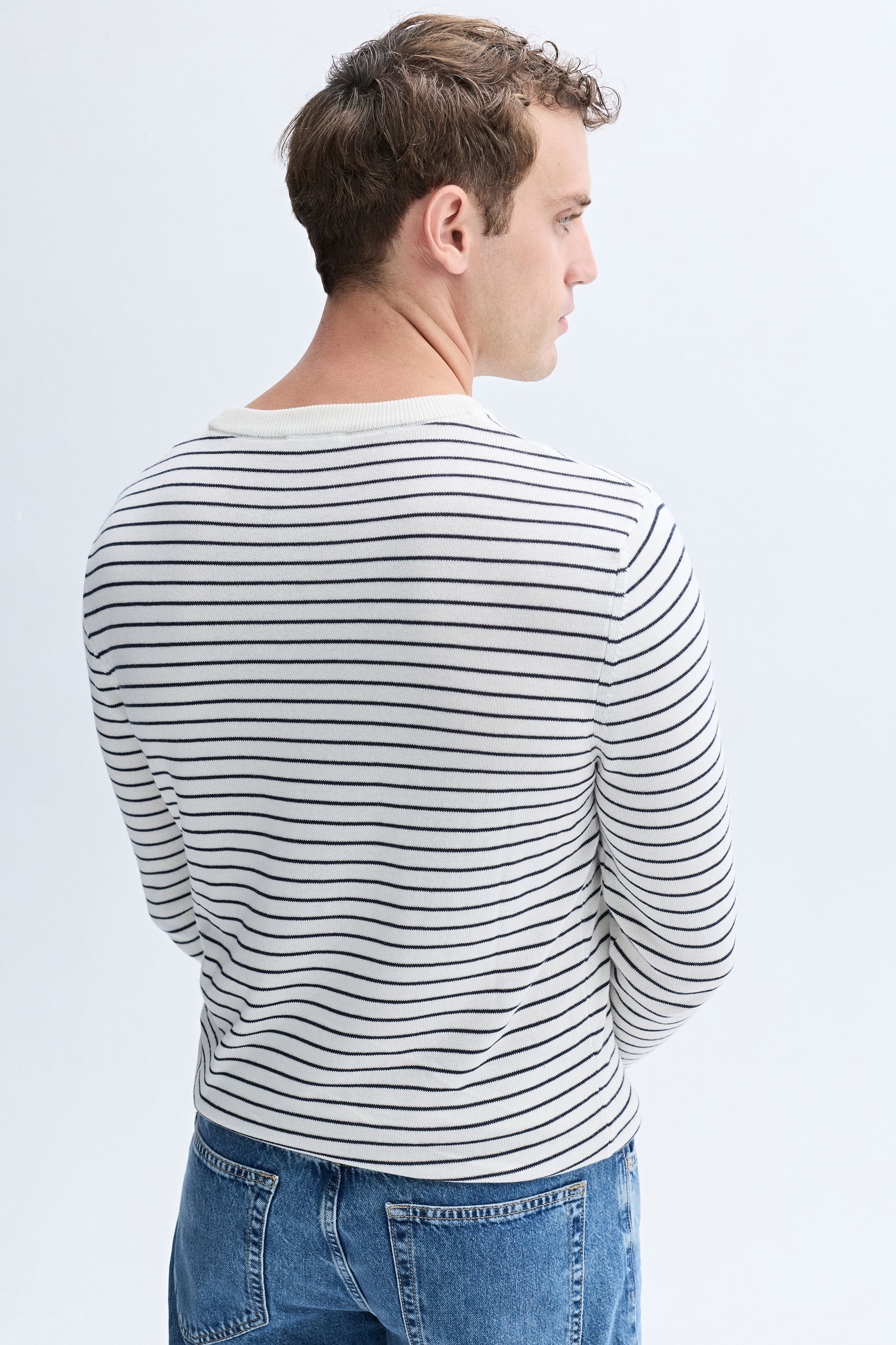 ÇİZGİLİ TRİKO KAZAK