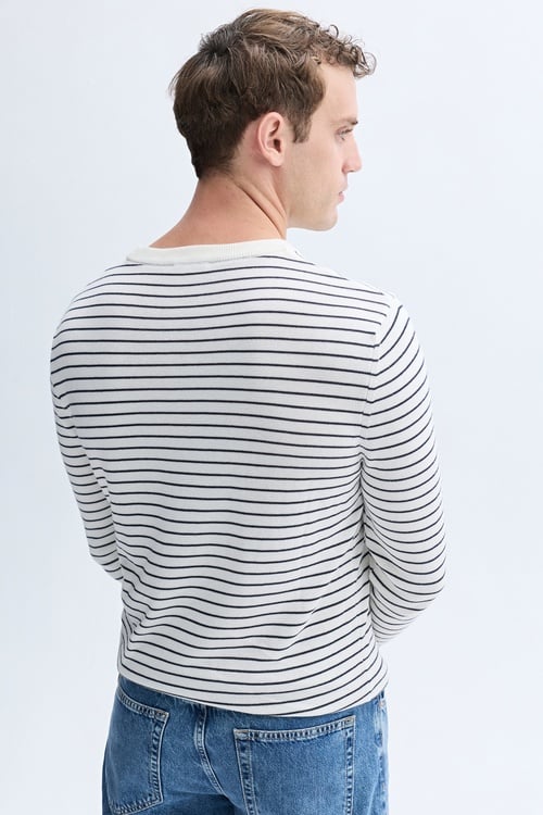 ÇİZGİLİ TRİKO KAZAK