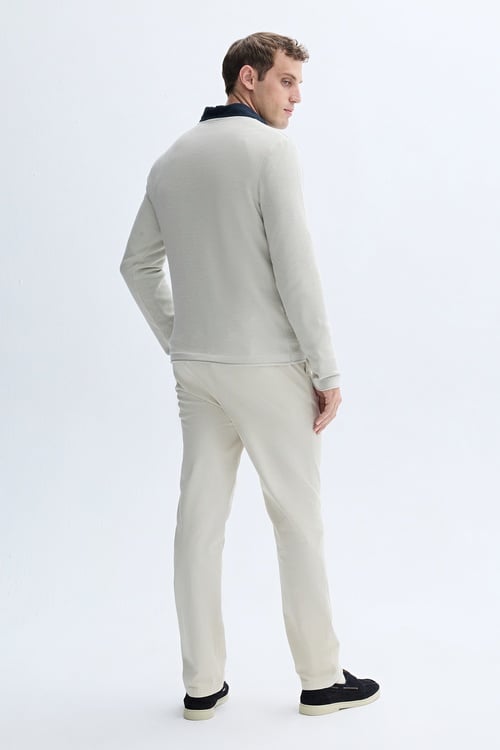 BİSİKLET YAKA TRİKO KAZAK