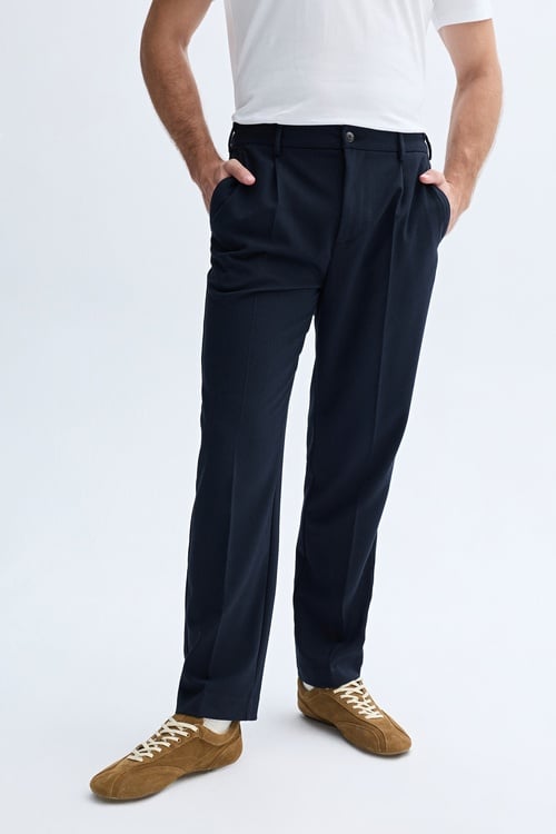 LOOSE FIT BELİ LASTİKLİ PANTOLON