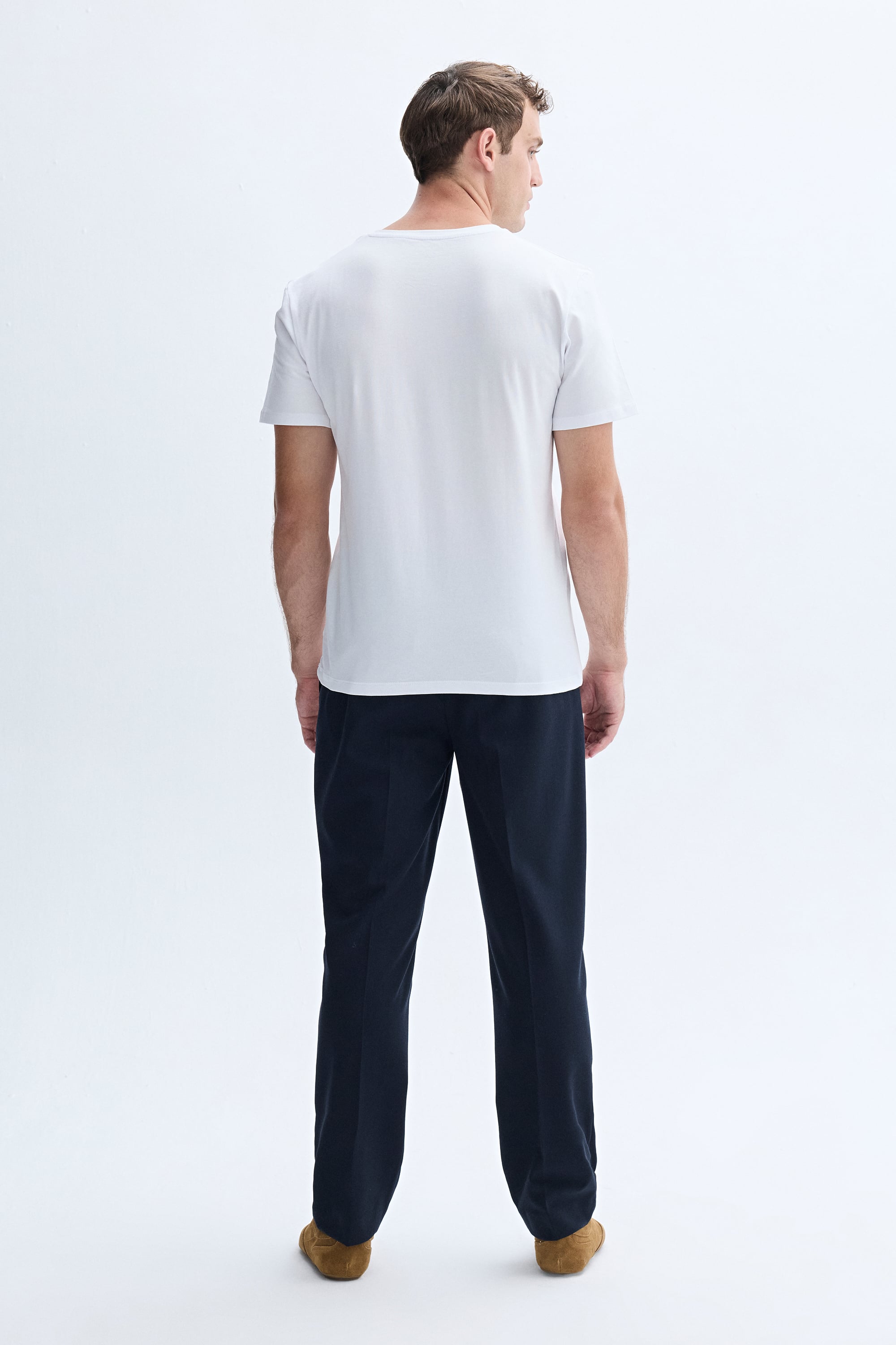 LOOSE FIT BELİ LASTİKLİ PANTOLON