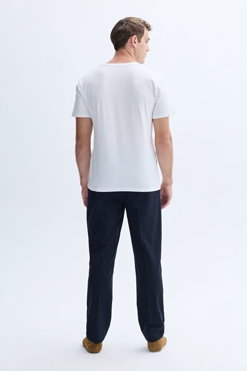 LOOSE FIT BELİ LASTİKLİ PANTOLON