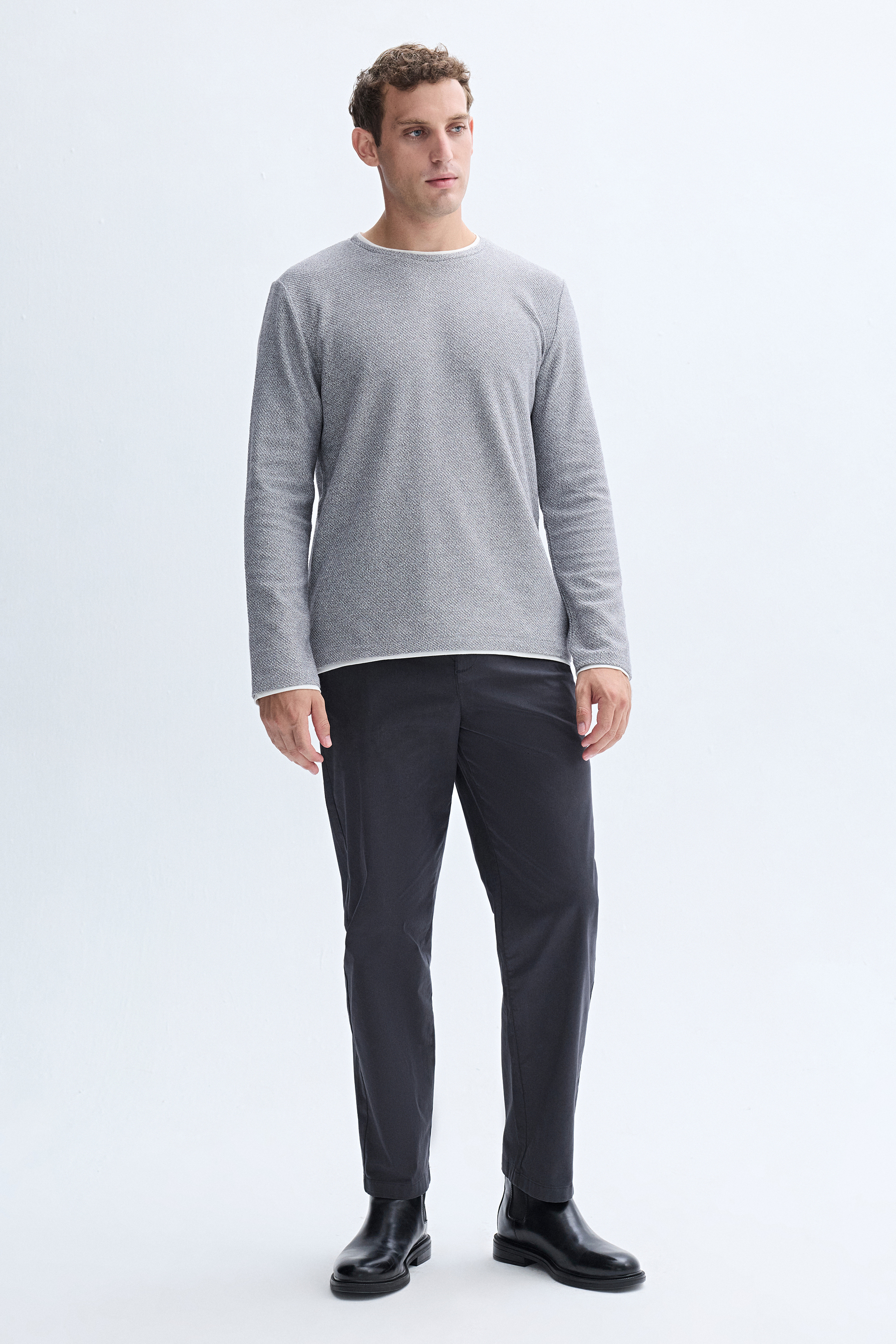 LOOSE FIT BELİ LASTİKLİ PANTOLON