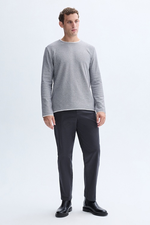 LOOSE FIT BELİ LASTİKLİ PANTOLON