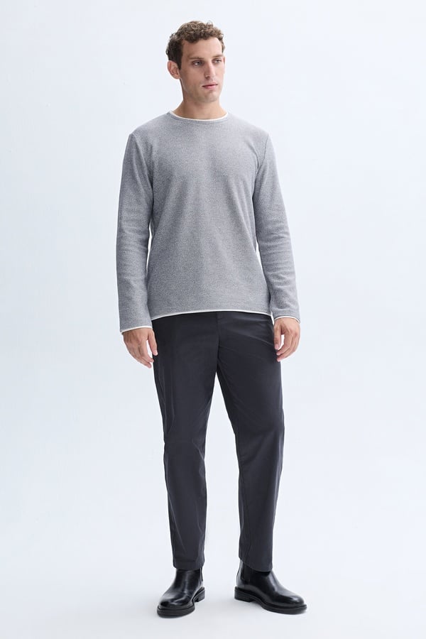 LOOSE FIT BELİ LASTİKLİ PANTOLON