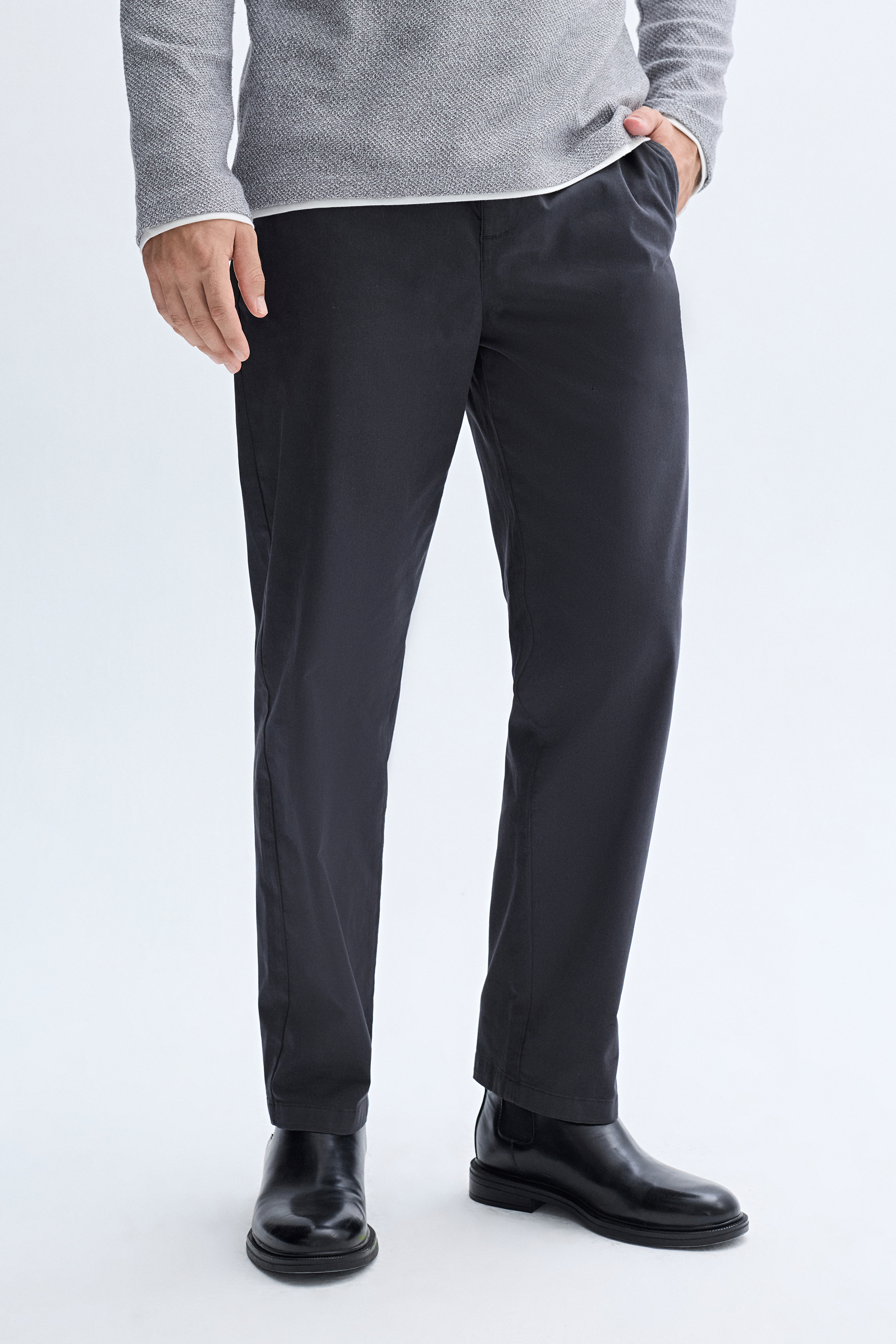 LOOSE FIT BELİ LASTİKLİ PANTOLON