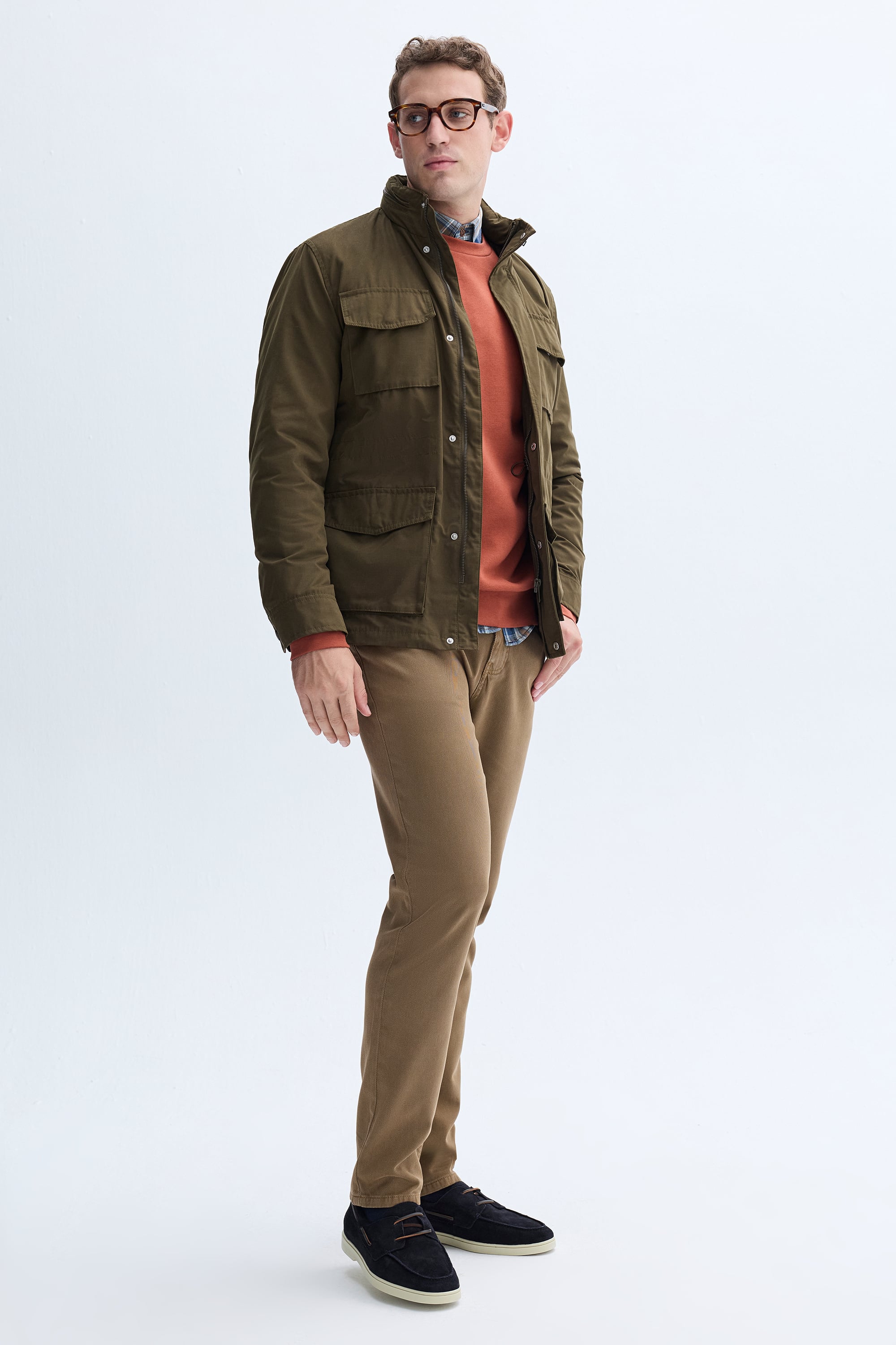 GİZLİ KAPÜŞONLU İNCE MONT